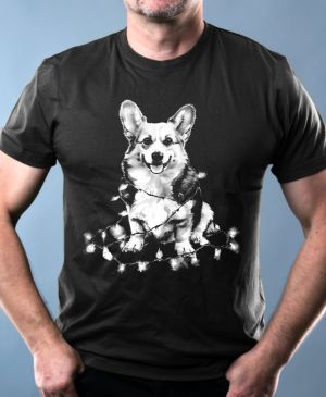 Corgi koleda, bílý potisk