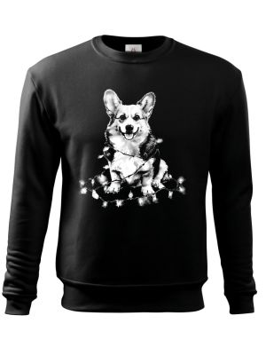 Corgi koleda, bílý potisk