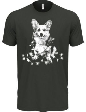 Corgi koleda, bílý potisk
