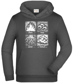 Čtyři živly, bílý tisk