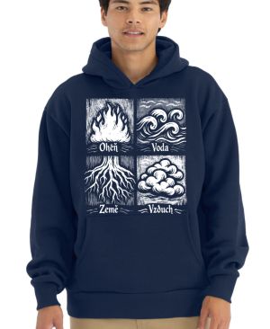 Čtyři živly, bílý tisk