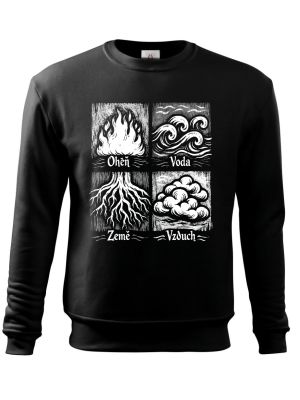 Čtyři živly, bílý tisk