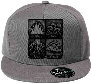 Čtyři živly, černý tisk