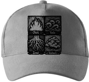 Čtyři živly, černý tisk