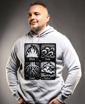 Čtyři živly, černý tisk