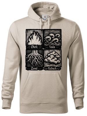 Čtyři živly, černý tisk