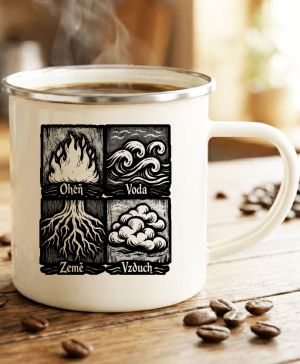 Čtyři živly, černý tisk