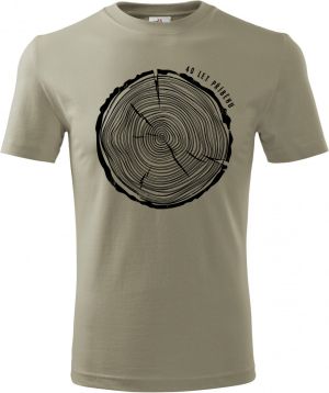 Čtyřicet let příběhu, ideální dárek k narozeninám, černý potisk