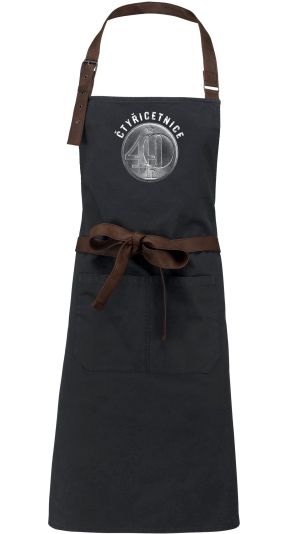 Čtyřicetnice, bílý tisk, ideální dárek k narozeninám