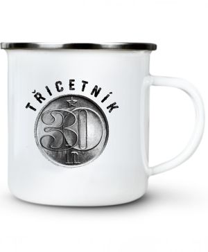 Třicetník, ideální dárek k narozeninám, černý potisk