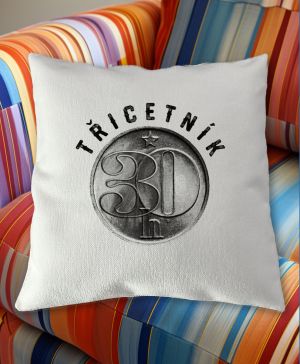 Třicetník, ideální dárek k narozeninám, černý potisk