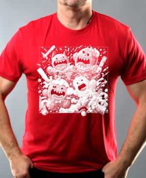 Cukrová zombie apokalypsa, bílý tisk