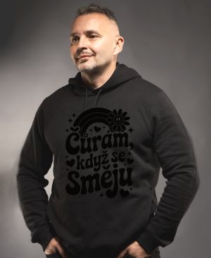 Čůrám, když se směju, černý tisk