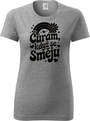 Čůrám, když se směju, černý tisk