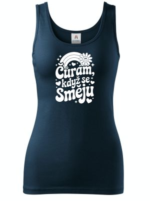 Čůrám, když se směju,bílý tisk