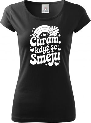 Čůrám, když se směju,bílý tisk