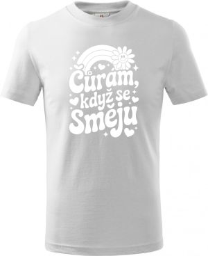 Čůrám, když se směju,bílý tisk