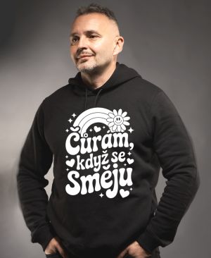 Čůrám, když se směju,bílý tisk