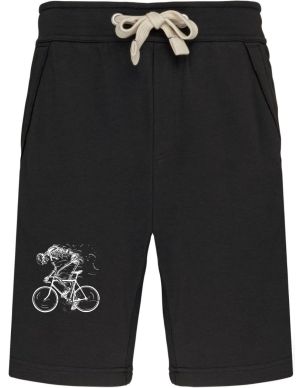 Cyklista, kostra, bílá