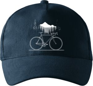 Cyklistická geometrie, V1, bílý potisk