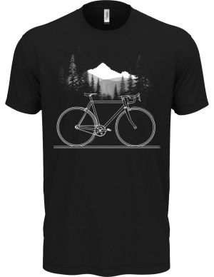 Cyklistická geometrie, V1, bílý potisk