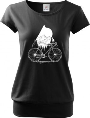 Cyklistická geometrie, V2, bílý potisk