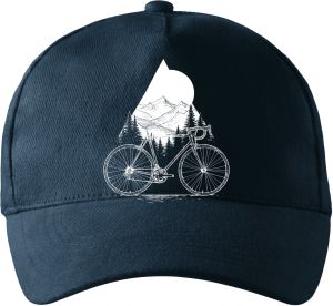 Cyklistická geometrie, V2, bílý potisk