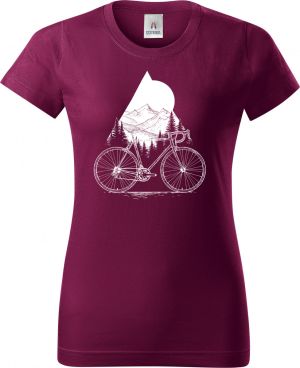 Cyklistická geometrie, V2, bílý potisk