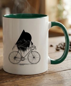 Cyklistická geometrie, V2, černý potisk