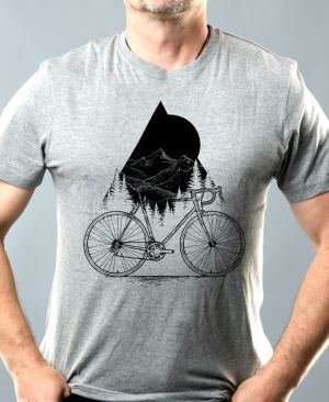 Cyklistická geometrie, V2, černý potisk