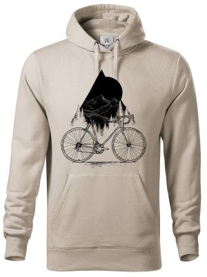 Cyklistická geometrie, V2, černý potisk