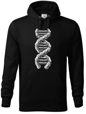 Cyklo DNA řetěz, bílý potisk