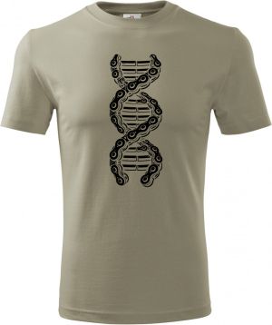 Cyklo DNA řetěz, černý potisk