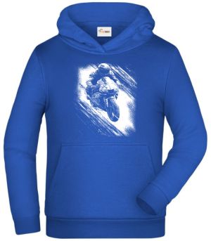 Cyklus energie, motorkář, bílý tisk