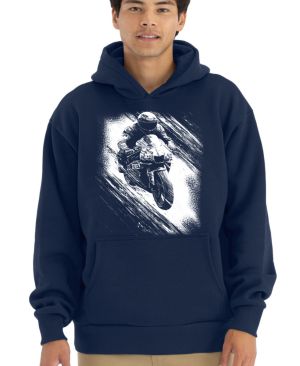 Cyklus energie, motorkář, bílý tisk