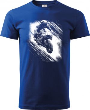 Cyklus energie, motorkář, bílý tisk