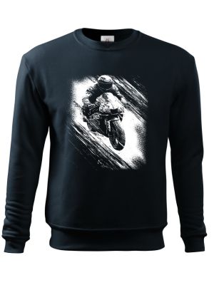 Cyklus energie, motorkář, bílý tisk