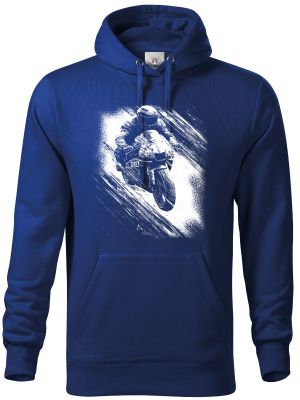 Cyklus energie, motorkář, bílý tisk