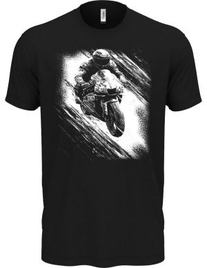 Cyklus energie, motorkář, bílý tisk