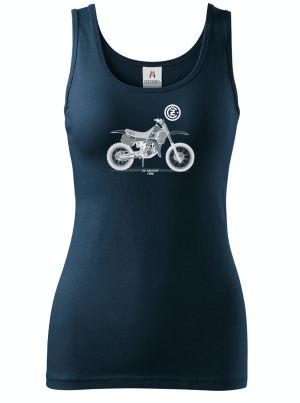 ČZ 125 / 519, motocross, bílý potisk