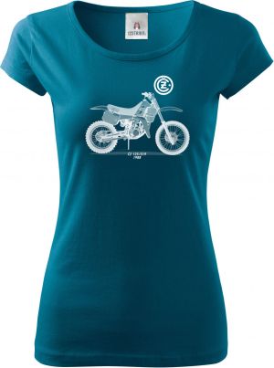 ČZ 125 / 519, motocross, bílý potisk