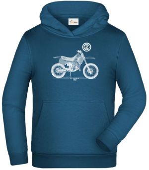 ČZ 125 / 519, motocross, bílý potisk