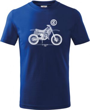 ČZ 125 / 519, motocross, bílý potisk