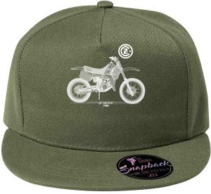 ČZ 125 / 519, motocross, bílý potisk