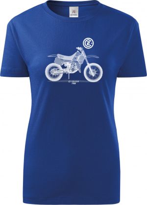 ČZ 125 / 519, motocross, bílý potisk