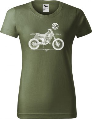 ČZ 125 / 519, motocross, bílý potisk