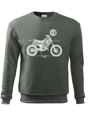 ČZ 125 / 519, motocross, bílý potisk