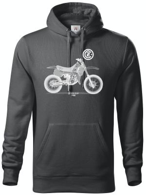 ČZ 125 / 519, motocross, bílý potisk