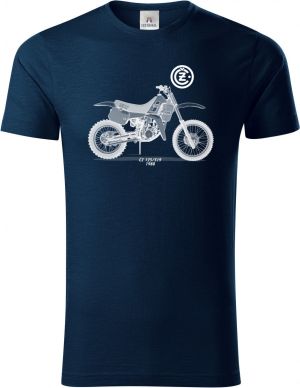 ČZ 125 / 519, motocross, bílý potisk