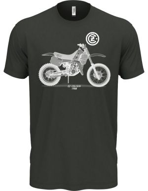 ČZ 125 / 519, motocross, bílý potisk